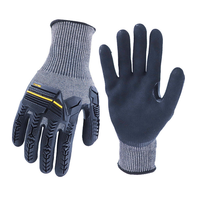 Smooth Nitrile Oil Industrial Jersey Heavy Duty Safety Working Gloves Nitrile Industrial Gloves